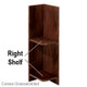 Knick Knack Shelf - Right Shelf Laminate Knick Knack Shelf - Right Shelf Laminate
